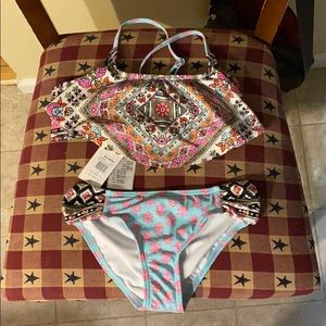 Girls Billabong Bikini bathing suit. Size 10